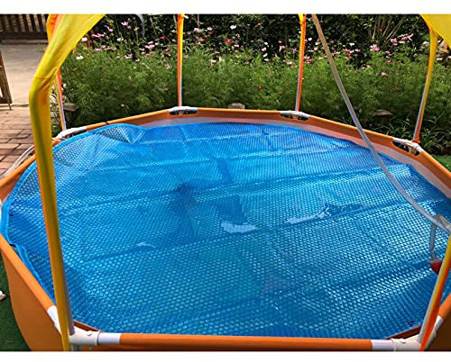 Runde Solar-Pool-Abdeckung, Heizdecke, Blaue Blasenabdeckung, aufblasbare Schwimmbad-wasserdichte Stoff-Isolierfolie, Sommer Winter, 1,6/2,44/3,05/3,35/4,6/5,5 m