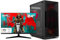 PCBYTE Racer24 Ordenador Sobremesa AMD Ryzen 5 5600G Six Core up to 4,4Ghz | 32GB RAM | 2TB SSD NVme | AMD Radeon™ Vega 8 | Windows 11 Pro | Monitor IPS 24 FHD HDMI 100Mhz