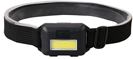 GANYKQ Lampe frontale LED légère et lumineuse alimentée par piles pour lampe frontale, 3 modes d'éclairage, pour poissons