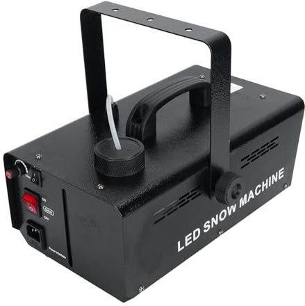 Schneemaschine Weihnachten, Schneemaschine, Künstliche Schneemaschine, Schneeflockenmaschine, Kommerzielle LED-Kunstschneemaschine für den Innenbereich, für Partys, Bilder,