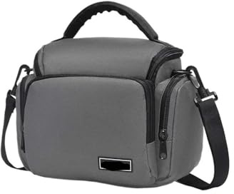 WMAMBZNDHP Kameratasche Fototasche passend for Sony A7C A7CII A7CR A1 A9 A7S A7R V A7 IV III II FX3 FX30 ZV-E1 A6700 A6600 A6500 A6400 A6300 ZV-E10(Grey Small)