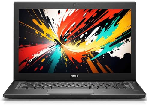 Dell Latitude 7290 Business Laptop, 12.5 Zoll HD Notebook, Intel Core i5-7300U, 16 GB RAM, 256 GB SSD, Amerikanische Tastatur, Windows 10 Pro (Generalüberholt)
