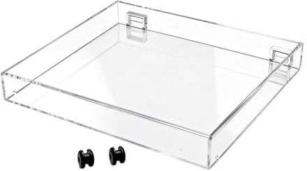 KiBcsLic Turntable Dust Cover Dustcover Professional Easy to Install Clear Protector Record Player Lid for LP120x LP120xbta
