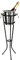 drinkstuff Aluminium Champagne Bucket 4 Litre with Wrought Iron Stand | Champagne Bottle Cooler