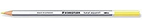 Staedtler 125-12 karat aquarell Farbstift, wasservermalbar, 6 Stück im Kartonetui, limonengelb