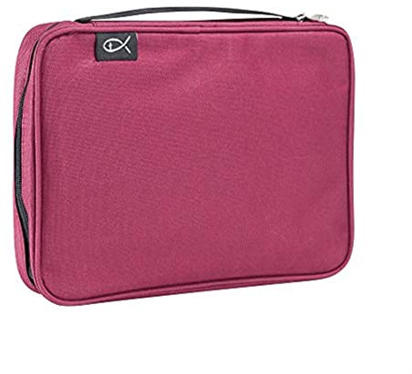 Divinity Boutique Bibelhülle Basic Burgunderrot, extra groß (21437) | passend für Bibeln bis 18,4 x 25,7 x 5,7 cm