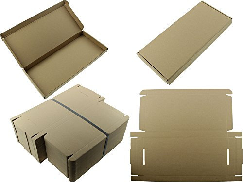 10 x KB LAPTOP KEYBOARD BOX SHIPPING POSTAL BOXES - SIZE: 335x150x25mm