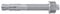 Fischer FBN II Tassello per ancoraggio 21,6 cm - Viti di ancoraggio (tasselli per ancoraggio, Cemento, Acciaio zincato, Argento, ETA, 1 cm