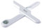 Wahl Kitchen Innovations Bilancia Pieghevole da Cucina Digitale, 5 kg White