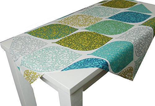 beties „Momente“ Mitteldecke ca. 80x80 cm Tischdecke in interessanter Größenauswahl hochwertig & angenehm 100% Baumwolle Farbe (applemint)