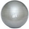#DoYourFitness Gymnastikball | Vielseitiges Fitnesstraining für Rücken, Bauch etc. | Stabil als Sitzball für gesunde Haltung | Anti-Burst-System für Ihr Workout [Silber - 85cm]