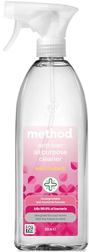 Method Antibacterial Spray, All Purpose Cleaner Wild Rhubarb, 828 ml