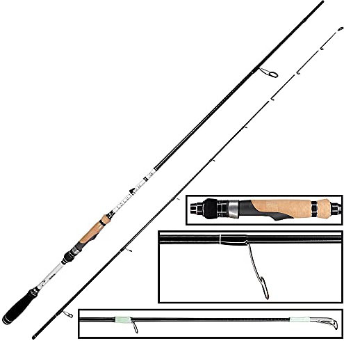 Monkey Lures 2,55m Solution Contact 7-28g - Spinnrute für Barsche & Zander, Barschrute zum Jiggen, Jigrute, Raubfischrute