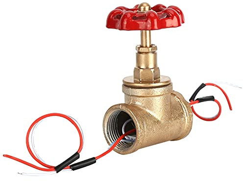 Absperrventilschalter Vintage Steampunk, 3/4 Zoll Absperrventil T-Lichtschalter mit Draht für Industrielampenzubehör,