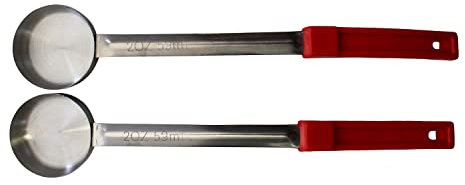 Habanerofire 2 Ounce Solid Stainless Steel Portion Control Ladle Spoon Measuring And Serving Scoop, Commercial Grade Serving Scoops [Pack of 12]