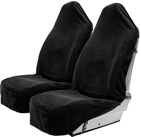 Leadpro Frottee-Schweißtuch-Sitzbezug; Autositz-Handtuchschutz; ideal für Fitness-Workout; wasserdicht; universelle Passform für Auto, SUV, Van, LKW, EZ-Passform, Rutschfester Griff,