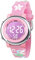 Bigmeda Montre Enfant Numérique Sport 30M Etanche Multifonction Électronique Montres 7 Couleur LED Rétro Eclairage pour 3 Ans à 12 Ans Enfants Fille Garçon (Fée des Fleurs Rose)