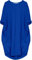 aromm Women T Shirt Dress Crew Neck Loose Plain Casual Plus Size Midi Dress Royal Blue,3XL