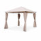 Alice's Garden - Tonnelle 3x3 m - Elusa - Toile Beige - Pergola avec Rideaux. Tente de Jardin. Barnum. chapiteau. réception