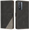 Radoo Cover per Vivo Y76 5G/Y76S/Y74S, Custodia in PU Pelle Portafoglio Flip Chiusura Magnetica Antiurto Funzione Scomparti, con Slot Schede Supporto Pieghevole per Vivo Y76 5G/Y76S/Y74S (Nero)