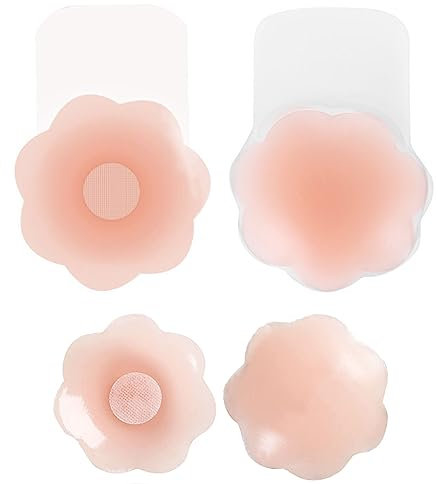 Cache-tétons en Silicone, Adhésif Push Up Soutien-Gorge, Cache Teton pour Les Femmes de Soutien-Gorge de Levage, Couvre Seins Mamelons Invisibles,pour Robe de Soirée Robe de Mariée et Vêtements Dos-Nu