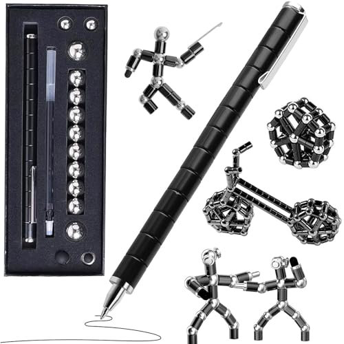 YUDANSI Dekompressions-Magnetstift, Stressabbau Zappelspielzeug für Kinder Erwachsene, Angst Entlastungs Hand Sensor Spielzeug, Weihnachts Geburtstagsparty Taschenfüller Geschenke für Jungen Mädchen