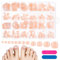 JSRQT 360 Pièces Faux Ongles D'orteil Français Pieds Ongles Conseils Courts Artificiel Ongle d'Orteil avec Boîte Capsule Ongle Pied French Faux Ongle Pied Pleine Couverture Bricolage Pieds Manucure