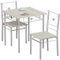 Vida Designs Roslyn - Juego de Mesa de Comedor y Silla, Juego de Muebles Modernos y contemporáneos para Cocina (Roble, 2 plazas)