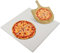 18'' Square Pizza Stone Baking Stone Cordierite Bread Stone for Oven Grill, Thermal Shock Resistant Ideal for Baking Different Sizes of Pizzas or Bread
