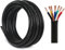 Yinaolan Cavo a 7 conduttori per rimorchio 10m 7 Fili x 0.5 mm² Cavo per rimorchio a 7 conduttori Nero per Caravan Camion Industria
