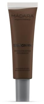 MÁDARA Organic Skincare Hautpflege | SKINONYM Semi-Matte Peptide Foundation #100 Mokka – verstärkt durch kollagenunterstützende Peptide, halbmattes Finish, passt sich der Hauttextur an – 30 ml
