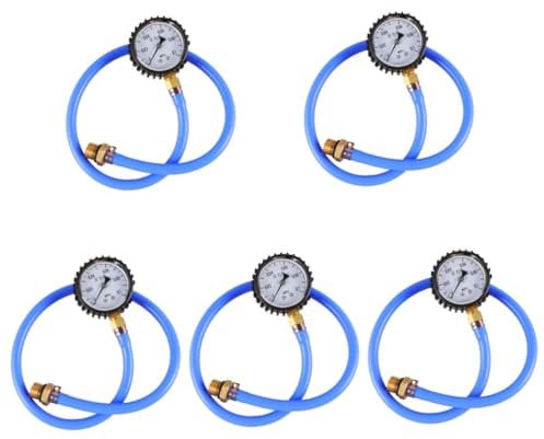 UKCOCO 5pcs Blockage Detection Table Catalytic Plugging Tester Catalytic Clogging Detection Gauge Exhaust Emission Tester Catalytic Pressure Gauge Plugging Detector