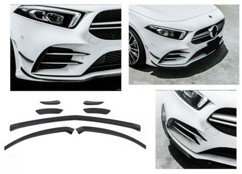 AERO FLAPS NERO Anteriore per Mercedes W177 Classe A