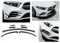 AERO FLAPS NERO Anteriore per Mercedes W177 Classe A
