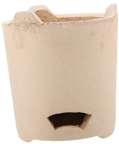 TOGEVAL Estufa De Barro Portátil Para Cocinar Estufa De Barbacoa De Arcilla Diseño Compacto Para Camping y Exteriores