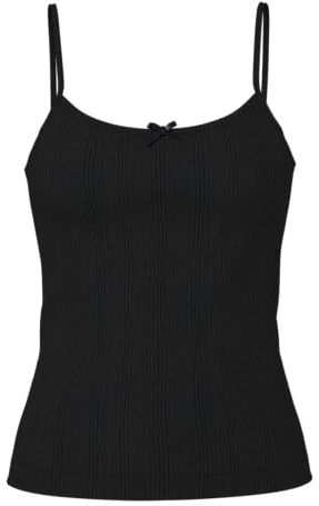 PIECES Damen Female Top Pcmarie Pointelle Pcmarie Singlet Poin Top JRS Noos Bc (1er Pack)