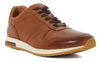 Dune London Mens Trilogy Lace-Up Runner Trainers Size UK 7 Tan