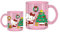 Silver Buffalo Hello Kitty Kaffeetasse aus Glas, Motiv: Weihnachtspullover, Baumdekoration, Glitzer, 500 ml