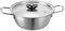 Ollas de acero inoxidable gruesas para cocinar, cacerola pequeña, utensilios de cocina antiadherentes, olla para fideos instantáneos para el hogar, suministros de cocina, 22 cm, color platea