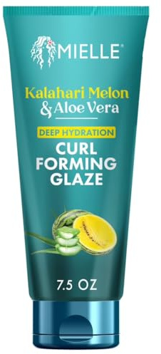 Glaçage moussant Deep Hydration Curl pour cheveux secs et déshydratés, melon Kalahari et aloe vera, 221 g, Mielle
