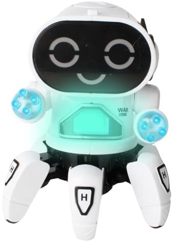 Tanzroboter mit Musik – elektrisches interaktives Spielzeug mit blinkenden Lichtern, intelligenter Bot in Krakenform für Musikroboter, basierend auf Sensoren, Div-Spielzeug