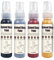 Allony Pintura para Contorno de Ventanas, Pintura para Contornos de Vidrio, Juego de Pintura de Cristal de 4 Piezas, Delinear Mejor Los Motivos, Adecuado para Perfiles de Vidrio Espejo - 4 * 60ML