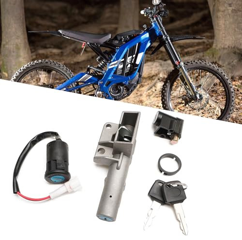 Letgoing Motorbike Ignition switch kit Motorcycle electric door lock kit for Su-rron Light Bee X/S Segway X260 X160 Electrical pit dirt Bike (set A)