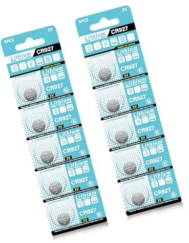 2 Sheet CR927 Button Batteries 3V For Household Gadgets Like Alarms Pedometers And LED Light Stable Power Supply Calculator Coin Cell