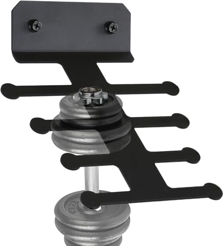 Workout Rack - Steel, 7.99x5.98in Storage Rack Anti-Slip | Wall-Mount Resistance Band Organizer, Fitness Equipment Holder For Home Gym, Garage, Studio, Workout Room