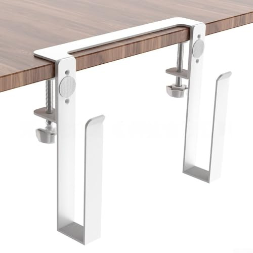 Support de rangement en alliage d'aluminium pour ordinateur portable avec support de charge et de refroidissement pour bureau, tablette, support de clavier, table de perforation pour montage sur bord