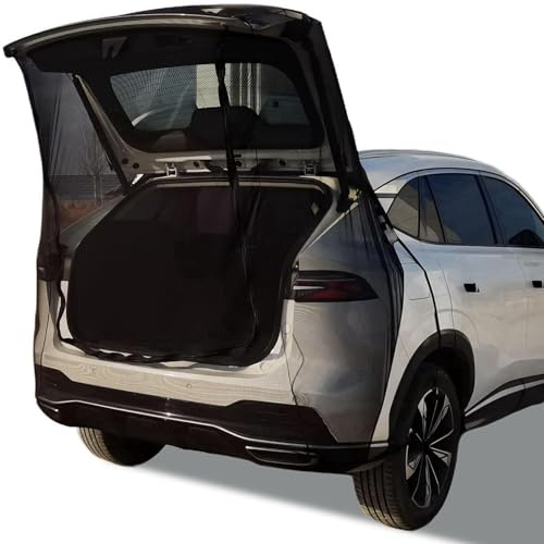 Oreilet Auto-Heckklappen-Netzgitter, Kofferraum-Moskitonetz, Insektenschutz für Autozelt Zur Belüftung, Insektenschutz, SUV, MPV, Camping-Zubehör, 160 X 198 cm