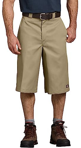 Dickies Herren Regular Fit Freizeit Hemd Shrt,Braun,42 Taille x RegulärM