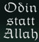 Odin statt Allah - Aufkleber/Autoaufkleber