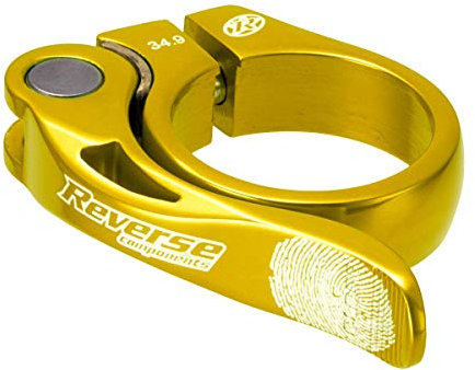 Reverse Long Life Sattelklemme mit Schnellspanner 34.9mm Gold
